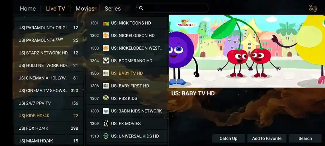 Preview 3 - Typhoonlabs TV Premium IPTV Subscription